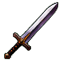 Espada de Aguja de Hada — sprite pixel art 256×256