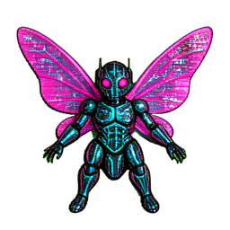 Fairy Princess (Cyberpunk) - 256x256 pixel art sprite