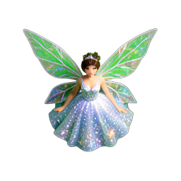 Princesse Fée (HD-2D) — sprite pixel art 256×256