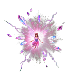 妖精のプリンセス — 256×256 ピクセルアートスプライト