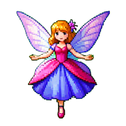 Fairy Princess - 256x256 pixel art sprite
