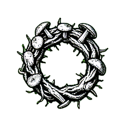 Fairy Ring (1-Bit) - 256x256 pixel art sprite