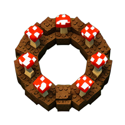 Fairy Ring (Voxel) - 256x256 pixel art sprite