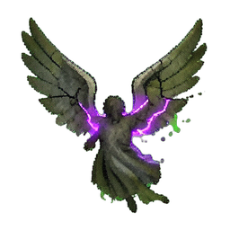 Fallen Angel (Atmospheric) - 256x256 pixel art sprite