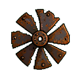 Fan Blade (16-Bit) - 256x256 pixel art sprite