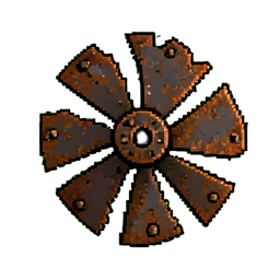 Lâmina de Leque (16-Bit) — sprite pixel art 256×256