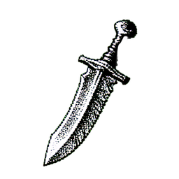 Hoja de Abanico (1-Bit) — sprite pixel art 256×256