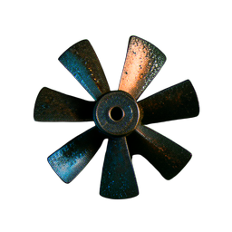 Hoja de Abanico (Cinematic) — sprite pixel art 256×256