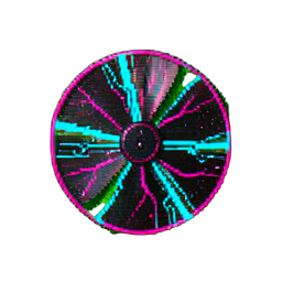 Fan Blade (Cyberpunk) - 256x256 pixel art sprite