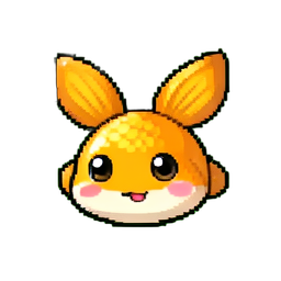 Prunkfischflosse — 256×256 Pixel-Art-Sprite