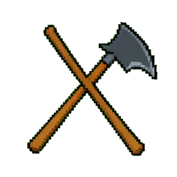 Fauche de ferme — sprite pixel art 256×256