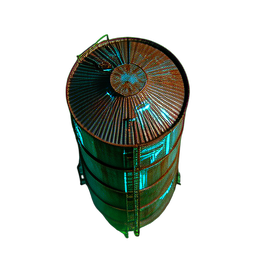 Farm Silo (Cinematic) — 256×256 pixel art sprite