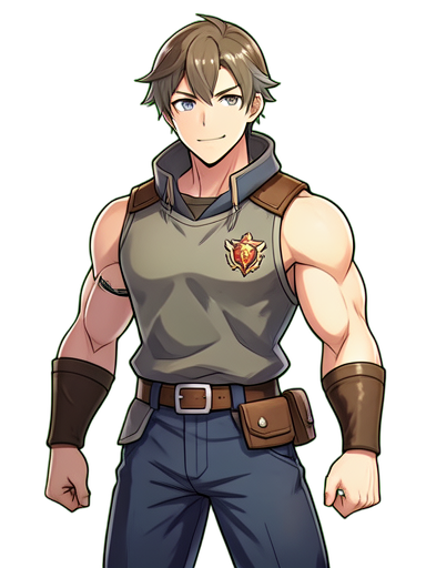 Grand-mère Musclée Récolte — sprite pixel art 384×512