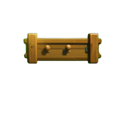Farmhouse Coat Rack — 256×256 pixel art sprite