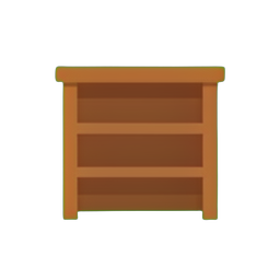 Étagère de ferme — sprite pixel art 256×256
