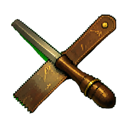 Tierarztschleifstift — 256×256 Pixel-Art-Sprite