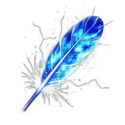 Feather (VFX) - 256x256 pixel art sprite