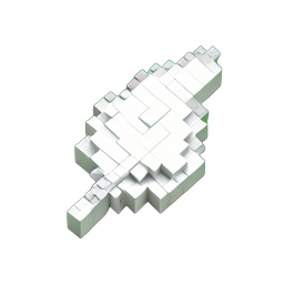 Plume (Voxel) — sprite pixel art 256×256