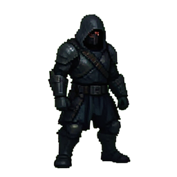 Zaunhändler — 256×256 Pixel-Art-Sprite