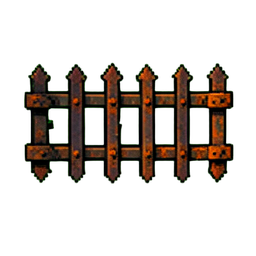Fence Iron (16-Bit) - 256x256 pixel art sprite
