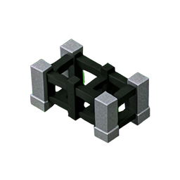 Reja de Hierro (Voxel) — sprite pixel art 256×256