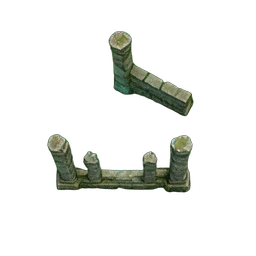 Fence Stone (Atmospheric) - 256x256 pixel art sprite