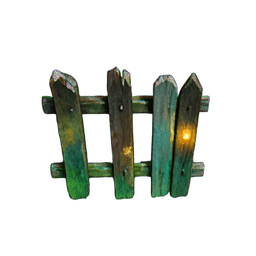 Fence Wood (Atmospheric) - 256x256 pixel art sprite