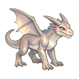 Wyvern Selvagem — sprite pixel art 256×256