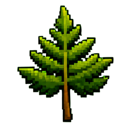 Fern - 256x256 pixel art sprite