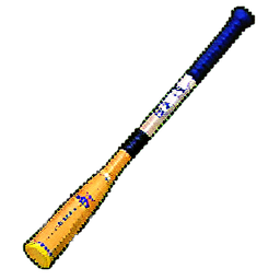 Palo de hockey — sprite pixel art 256×256