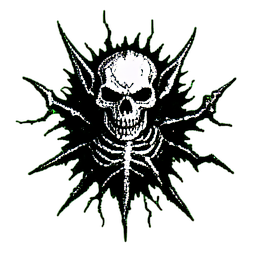 Final Boss Demon (1-Bit) - 256x256 pixel art sprite