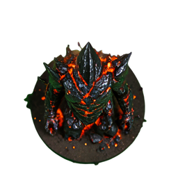 Chefe final Demônio (HD-2D) — sprite pixel art 256×256