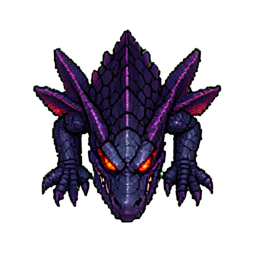 Final Boss Dragon (16-Bit) - 256x256 pixel art sprite