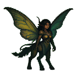 Fairy de Fuego — sprite pixel art 256×256