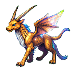 Griffe de Feu — sprite pixel art 256×256