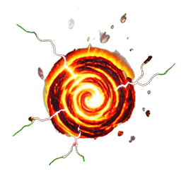 Fire Imp (VFX) - 256x256 pixel art sprite