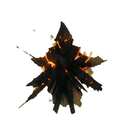 Fire Mage (Atmospheric) - 256x256 pixel art sprite