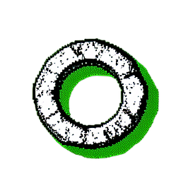 Fire Pit (1-Bit) - 256x256 pixel art sprite