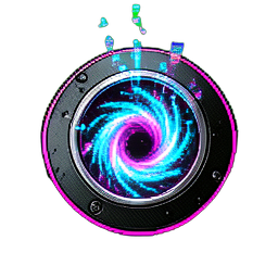 Fire Pit (Cyberpunk) - 256x256 pixel art sprite