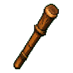 Feuerstarterstange — 256×256 Pixel-Art-Sprite