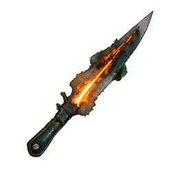 Épée de Feu (Atmosphérique) — sprite pixel art 256×256