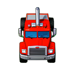 Moteur du Camion de Feu — sprite pixel art 256×256