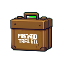 First Aid Trail Kit — 256×256 pixel art sprite