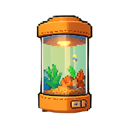 Filtro de acuario — sprite pixel art 256×256