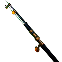 Fishing Rod (Cinematic) - 256x256 pixel art sprite