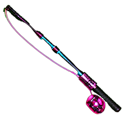 Fishing Rod (Cyberpunk) - 256x256 pixel art sprite