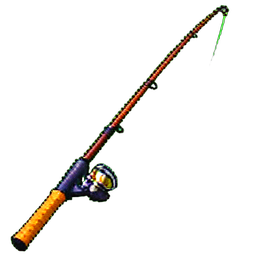 Fishing Rod - 256x256 pixel art sprite