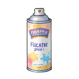Spray de fijador — sprite pixel art 256×256