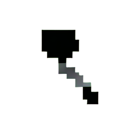 Schlagstock (Niedrigauflösung) — 256×256 Pixel-Art-Sprite
