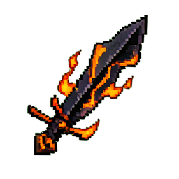 Flame Dancer (16-Bit) - 256x256 pixel art sprite
